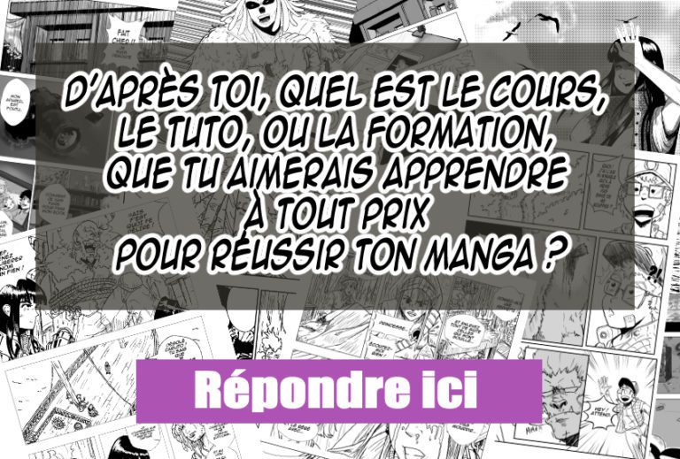 ÉCRIRE UN SCÉNARIO DE MANGA