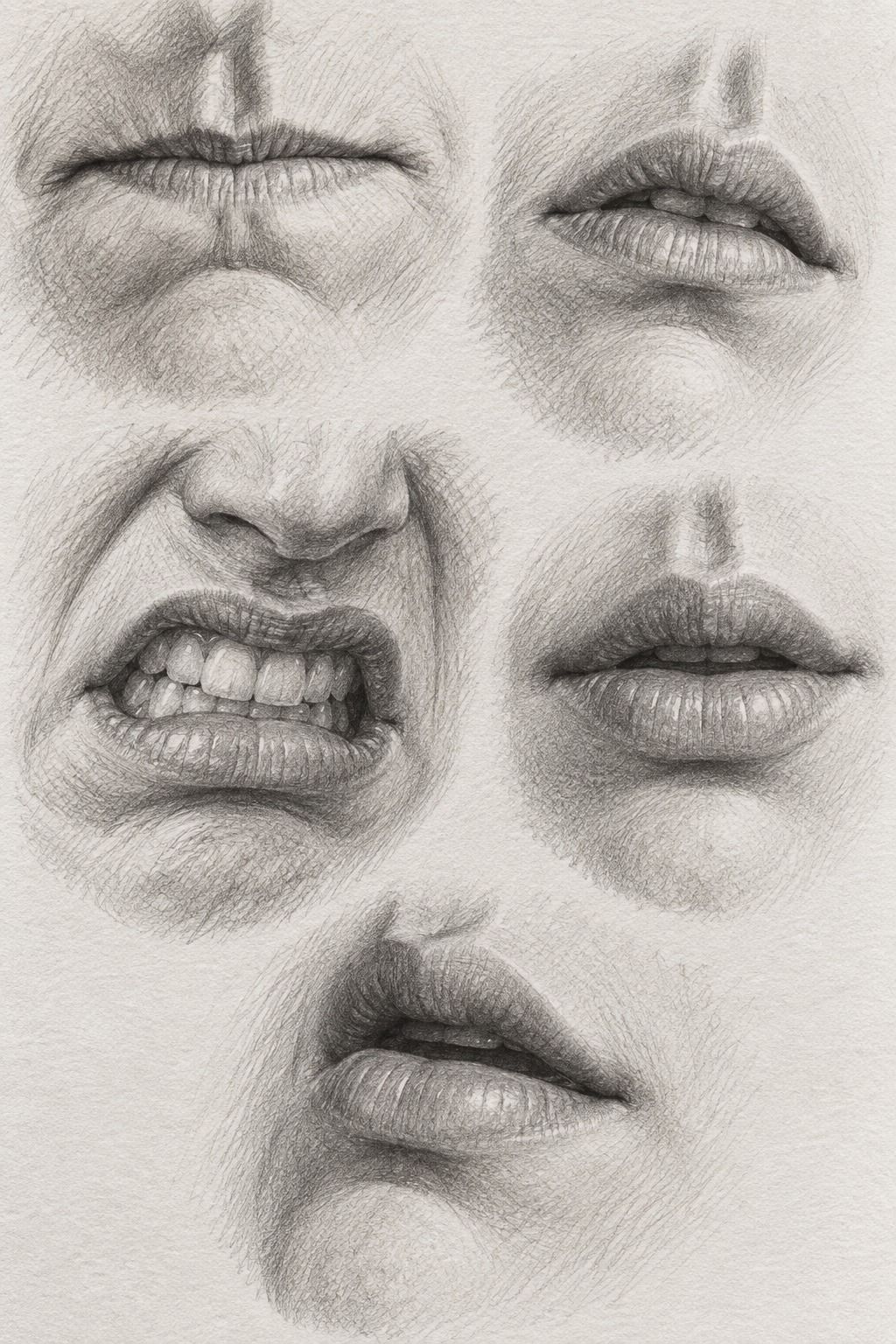 Dessine la bouche selon la pression des joues