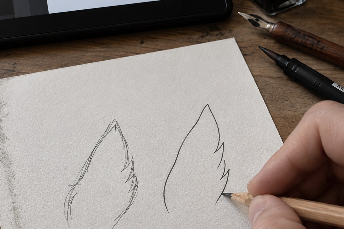 Dessin manga au crayon : erreurs fréquentes : corrige la cause avant le contour
