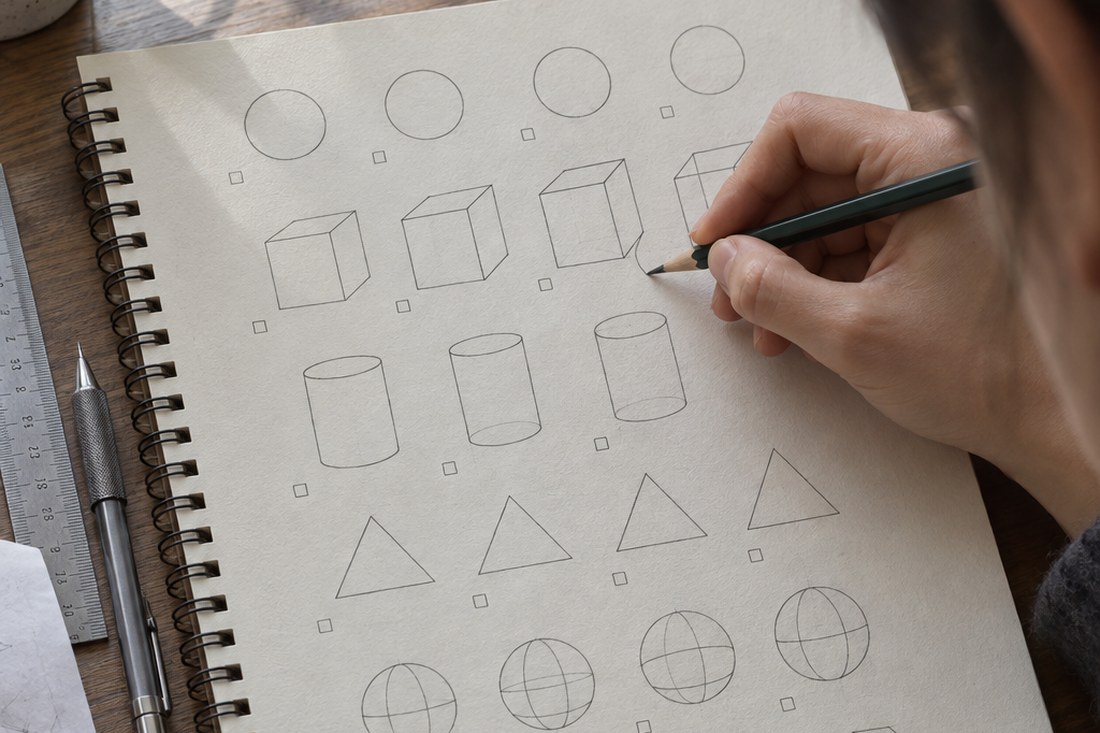 Dessin manga au crayon : exercices manga : une feuille pour tester ta méthode