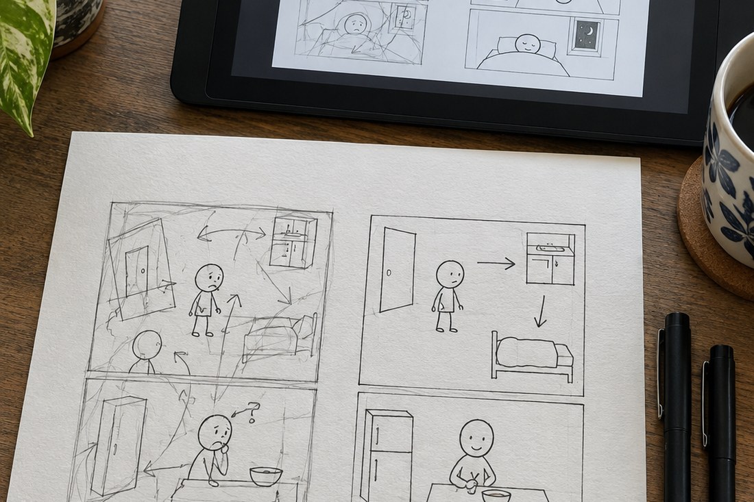 Dessin manga au crayon : erreurs fréquentes : corrige ce qui bloque la lecture