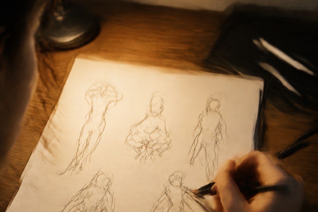 Dessin manga au crayon : erreurs fréquentes : corriger ce qui raidit ton dessin