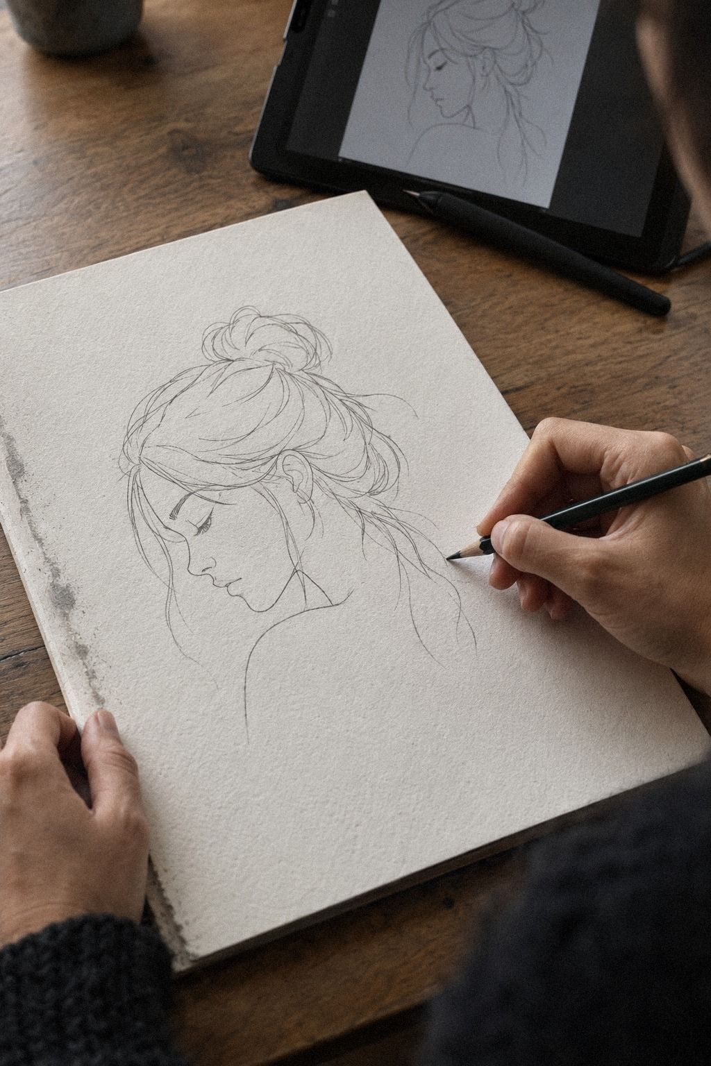 Termine par quelques mèches rebelles expressives