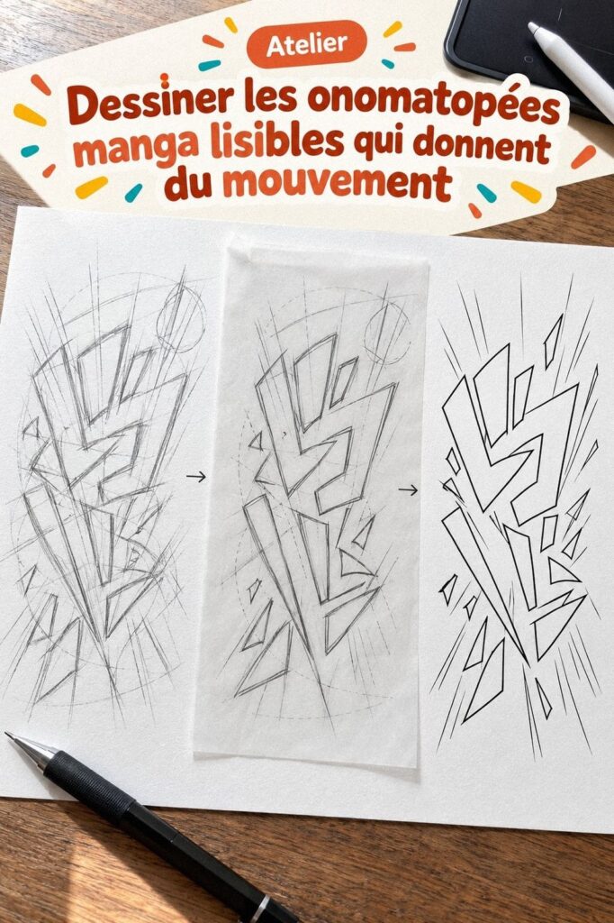 11 Dessiner les Onomatopées Manga, les Erreurs de Débutant à Corriger