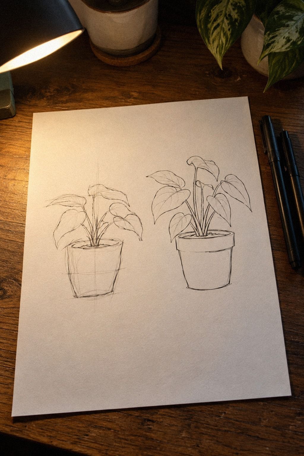 Comparer ses dessins à trente jours d’écart