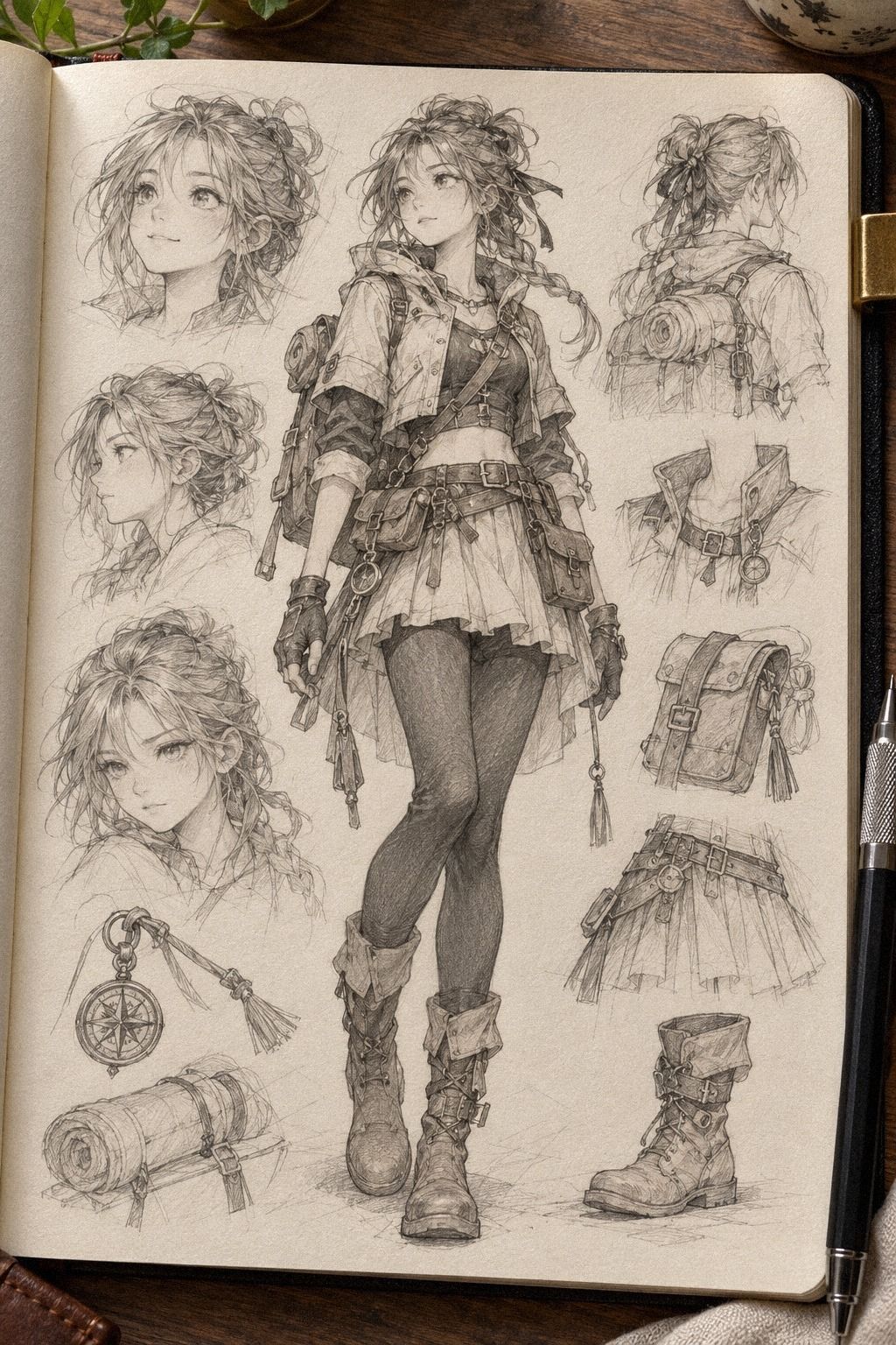 Construire une silhouette manga immédiatement lisible