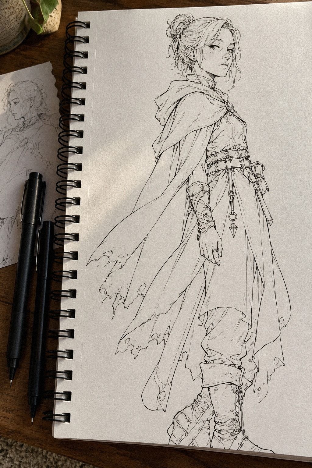 Comment finaliser une fiche de personnage manga complète ?