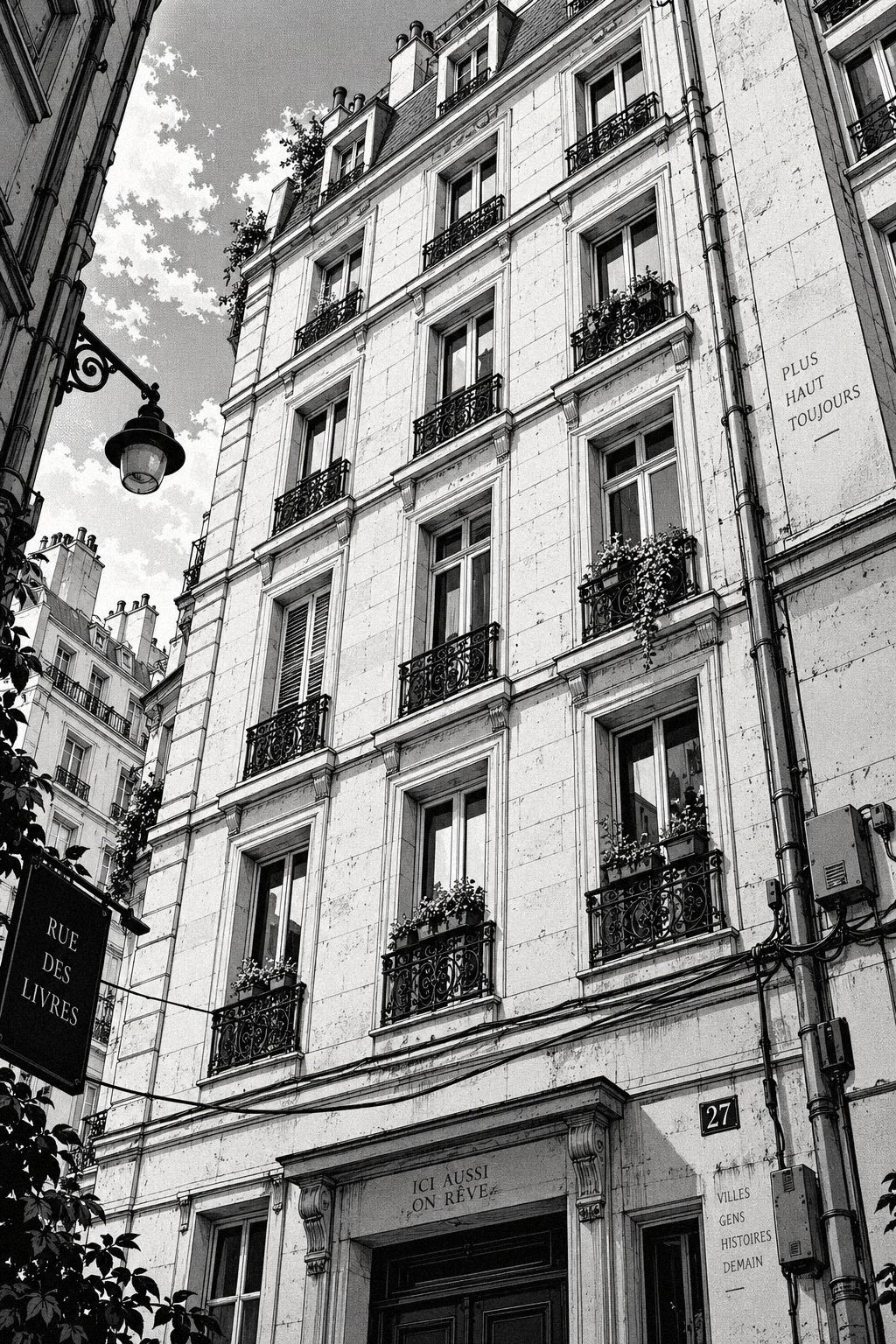 Répète les fenêtres avec une grille légère