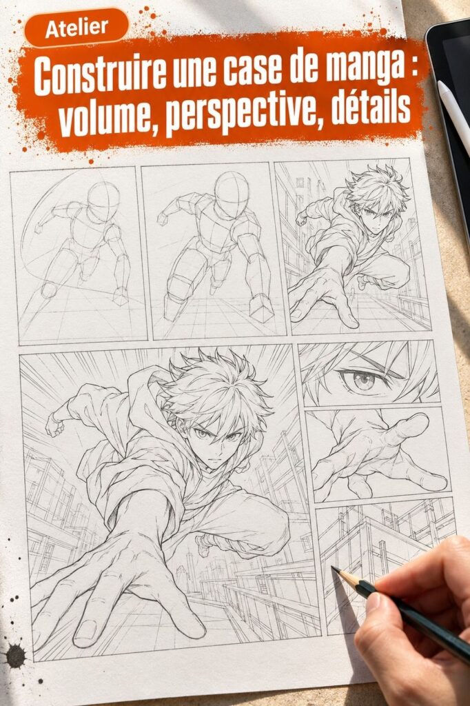 J'ai appris à dessiner une case de manga, mon récit gagne enfin en rythme