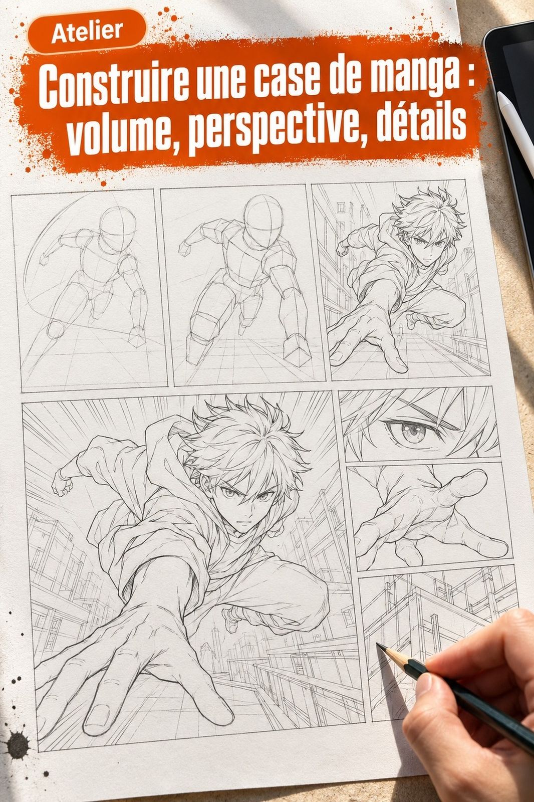 J'ai appris à dessiner une case de manga, mon récit gagne enfin en rythme