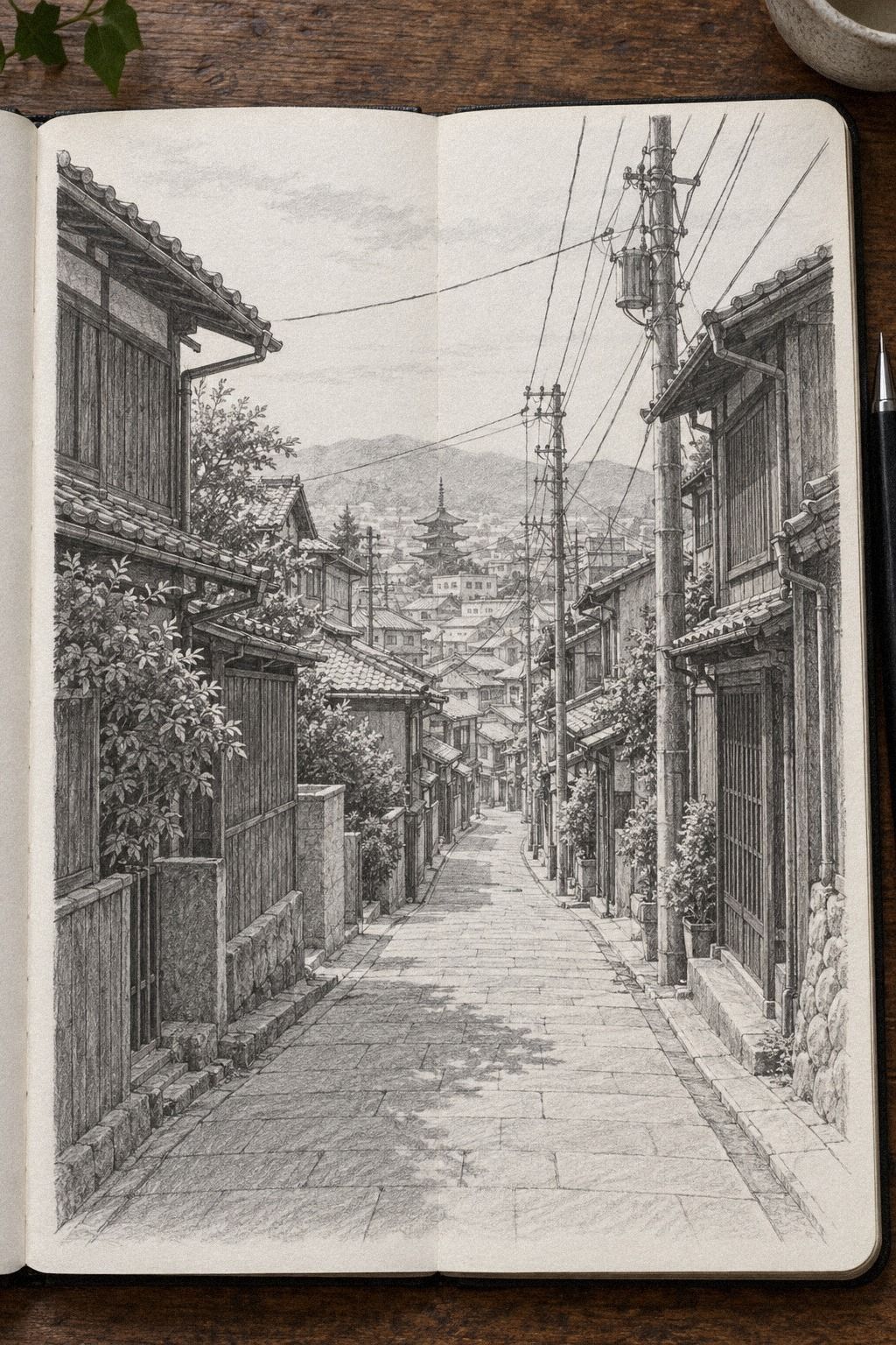 Choisis une rue japonaise riche en repères
