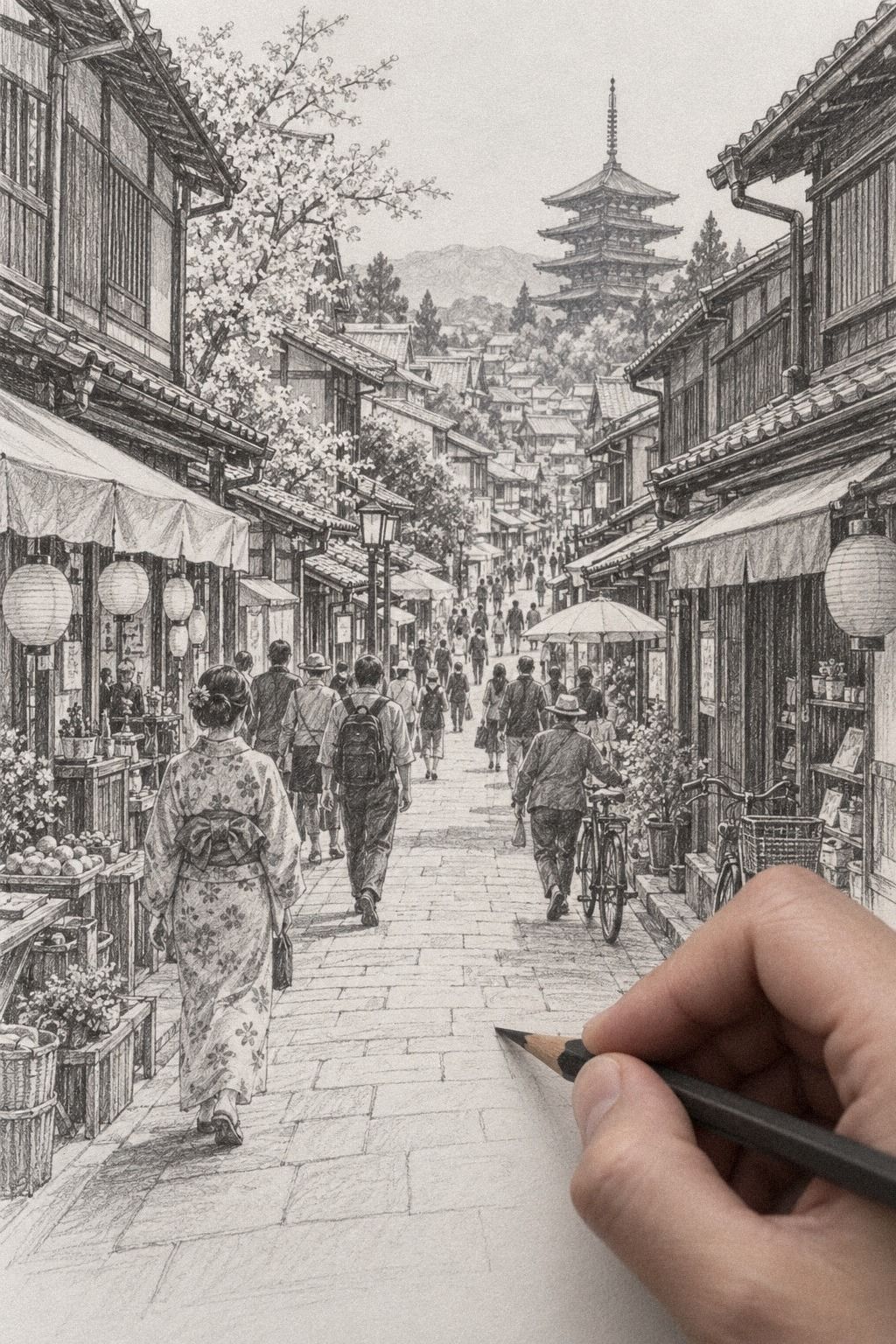 Dessine les vélos pour donner vie à la rue