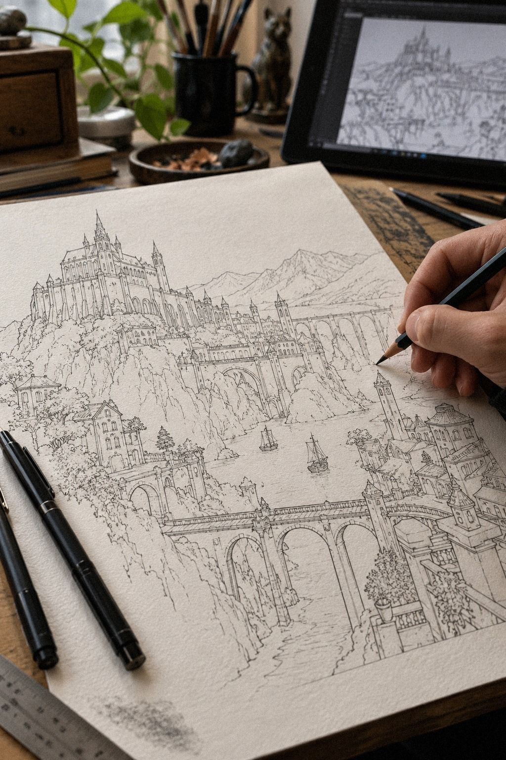 Trois plans, trois niveaux de détail