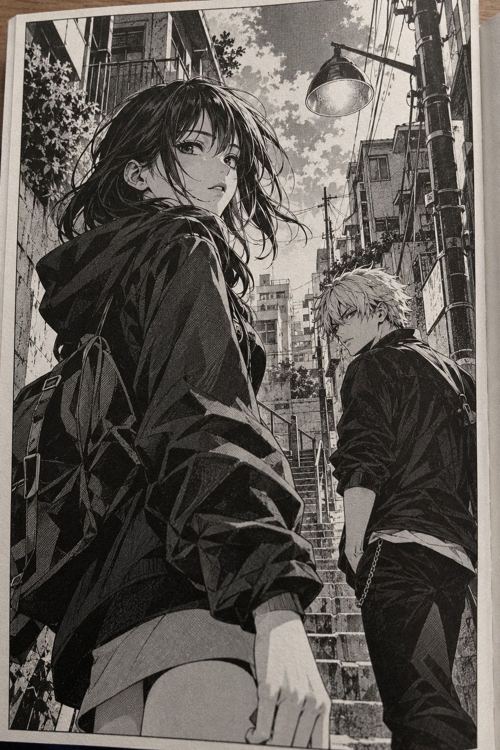 J’ai orienté les lignes selon le mouvement